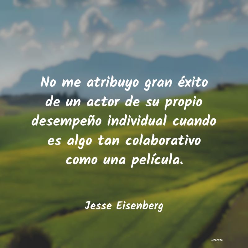 frases de Jesse Eisenberg