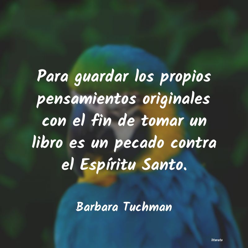 Frases de Barbara Tuchman