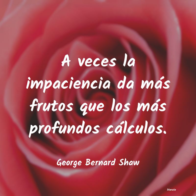 george bernard shaw sola una tragedia