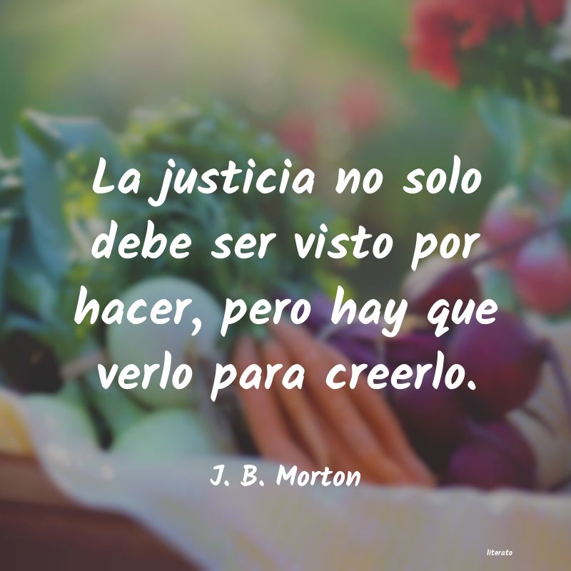 frases de J. B. Morton