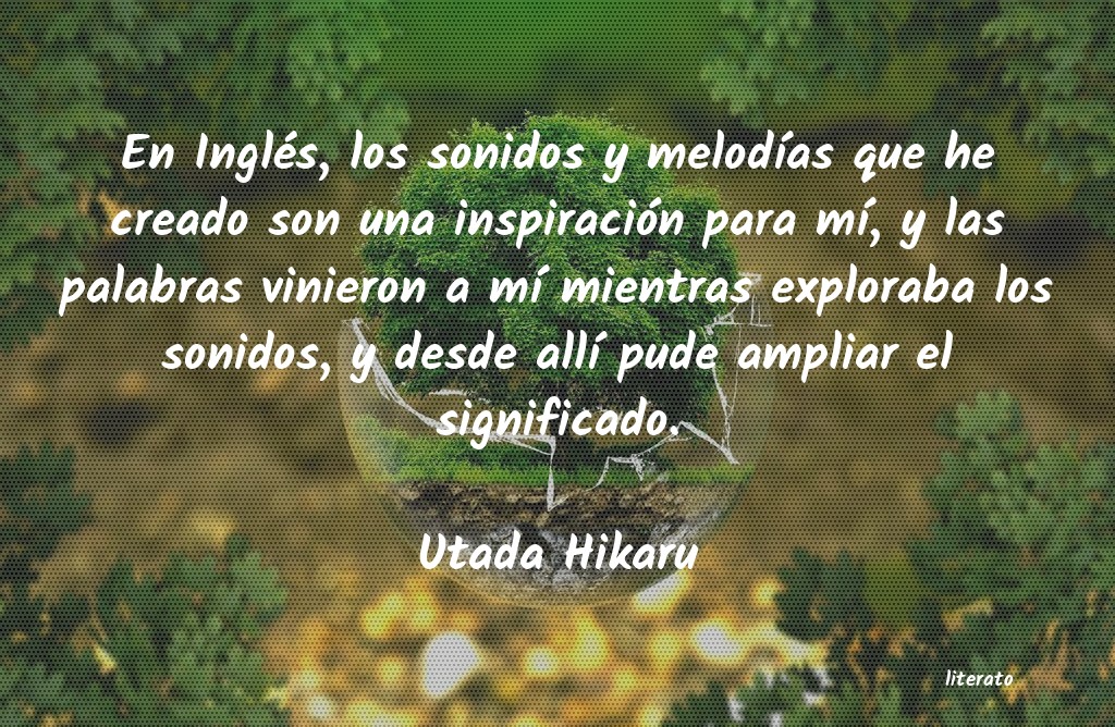 frases de Utada Hikaru
