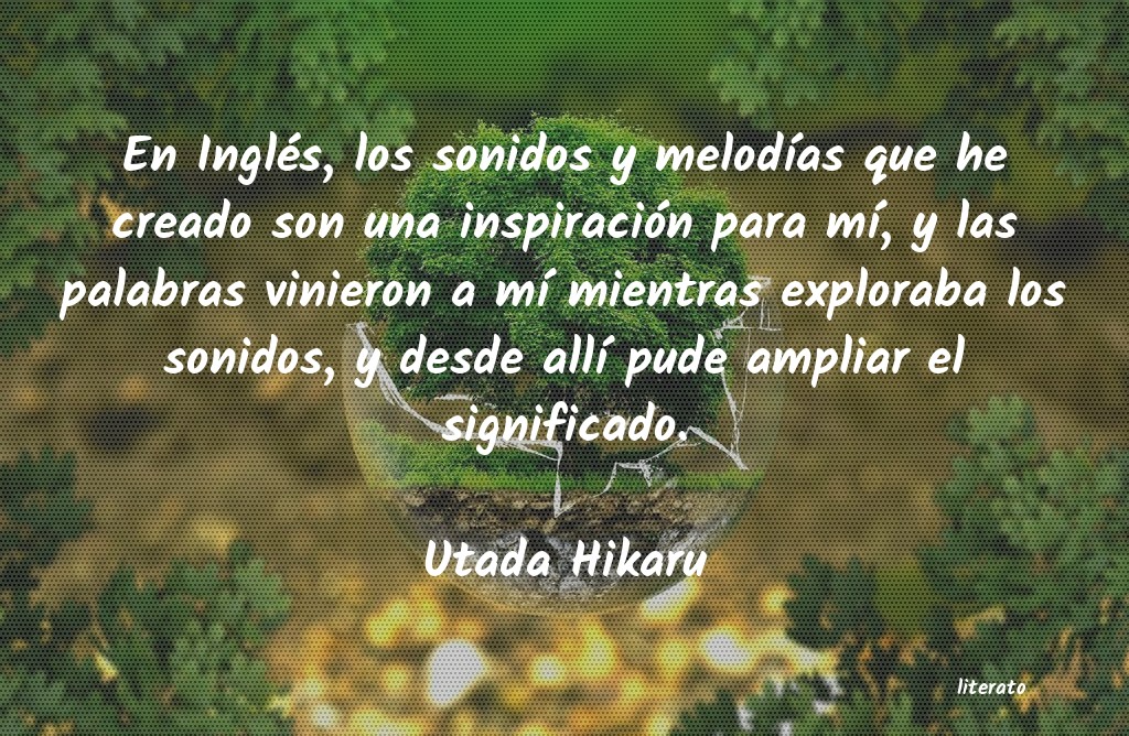 Frases de Utada Hikaru