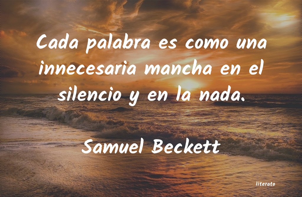 frases de Samuel Beckett