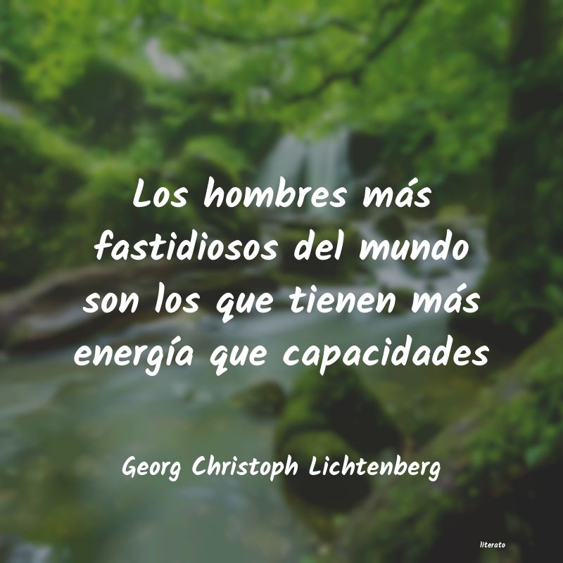 Frases de Georg Christoph Lichtenberg