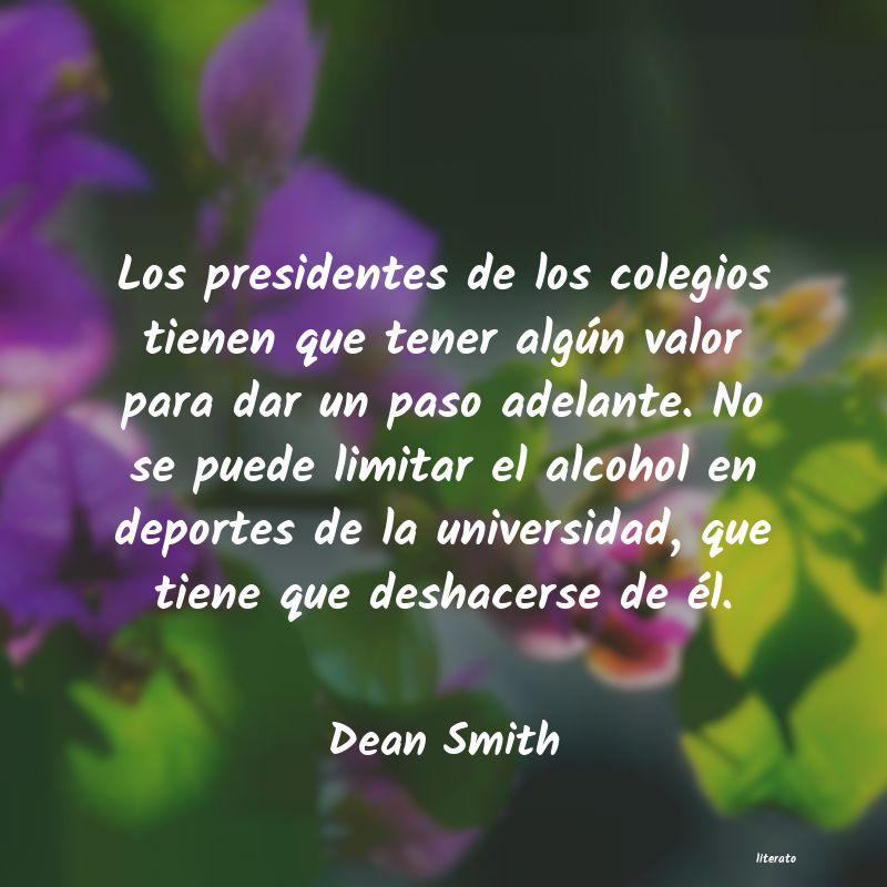Frases de Dean Smith
