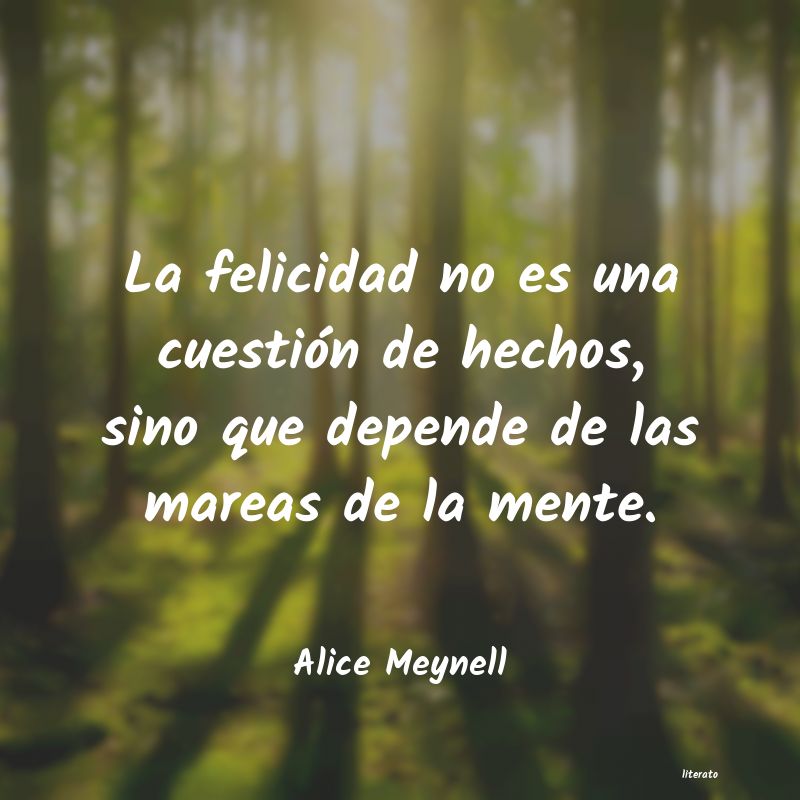 frases de Alice Meynell