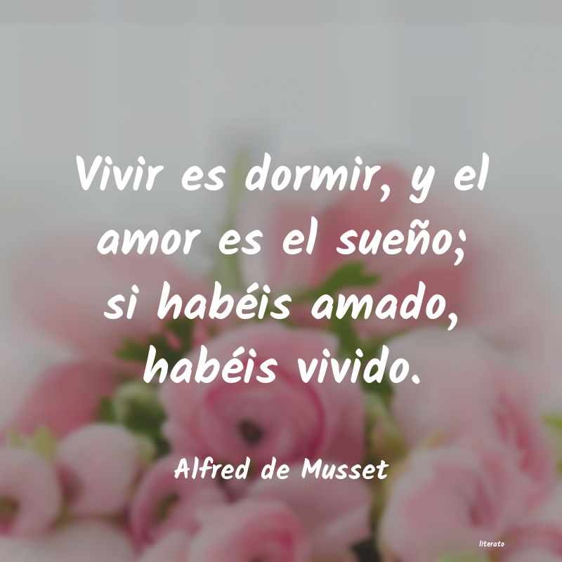 frases de Alfred de Musset