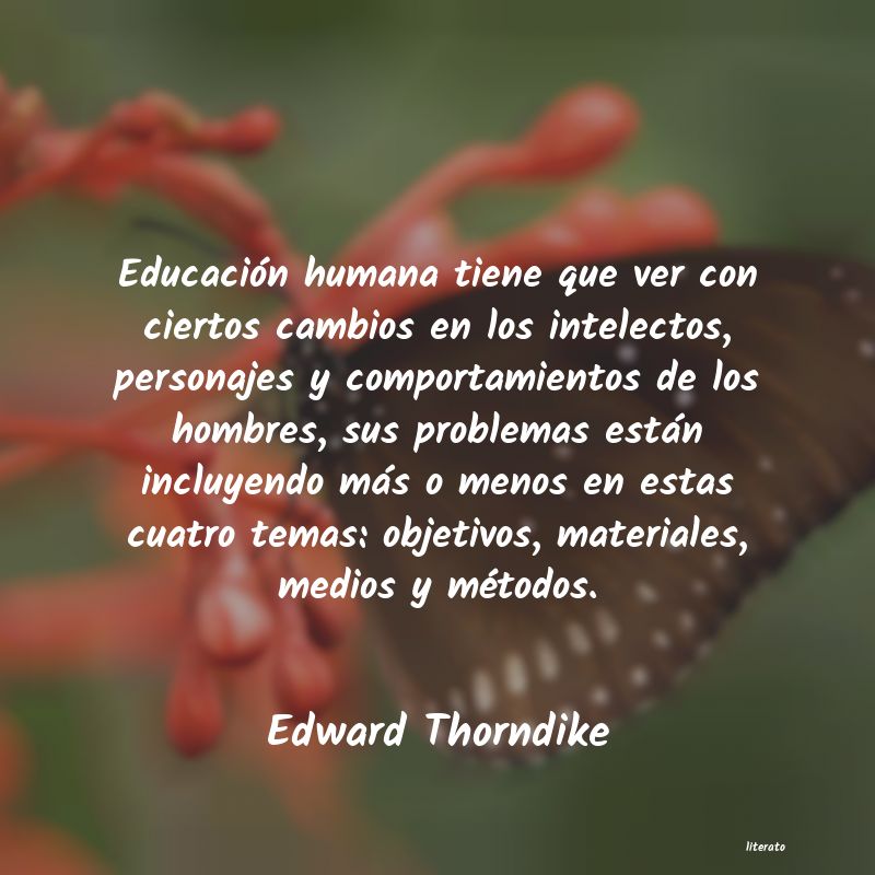 frases de Edward Thorndike