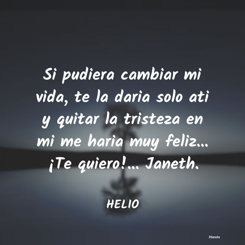 frases de HELIO