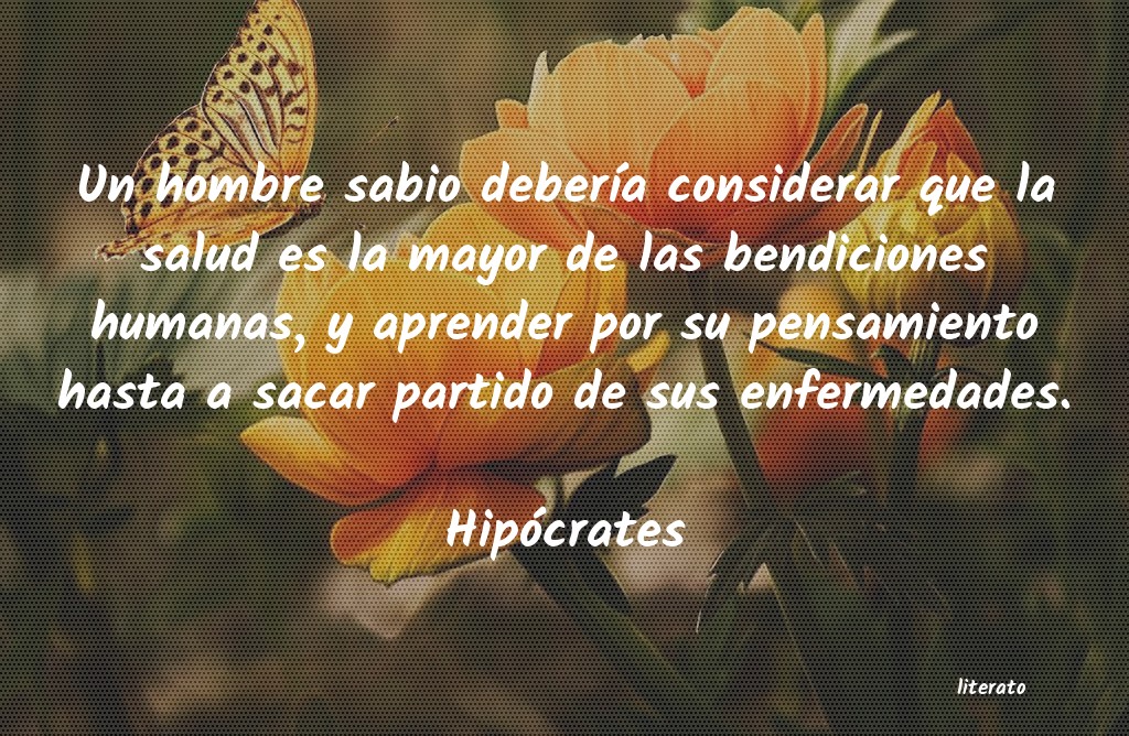 frases de Hipócrates