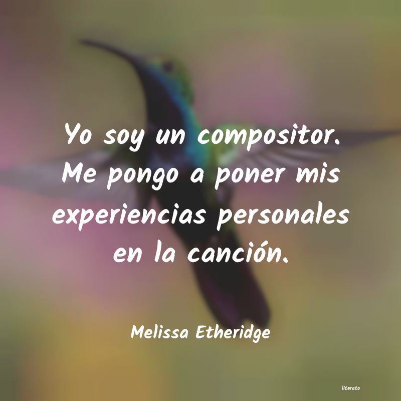 Frases de Melissa Etheridge