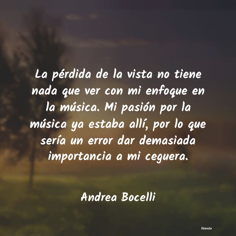 frases de Andrea Bocelli