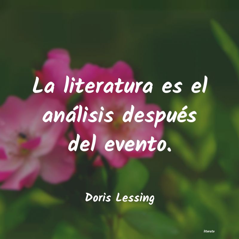 Frases de Doris Lessing