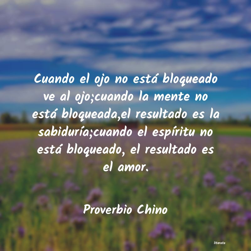 frases de Proverbio Chino