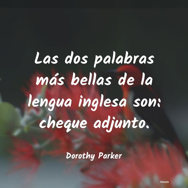 Frases de Dorothy Parker