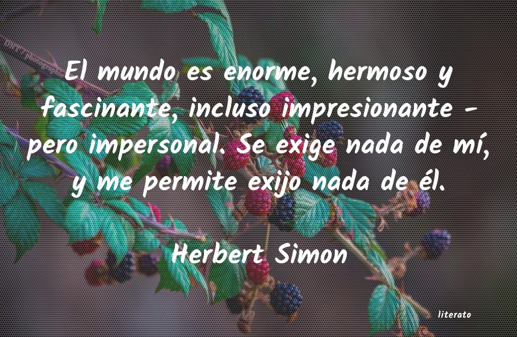 frases de Herbert Simon