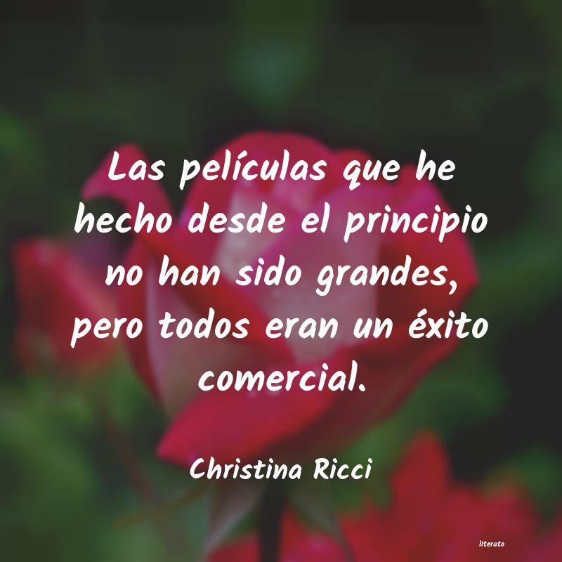 frases de Christina Ricci