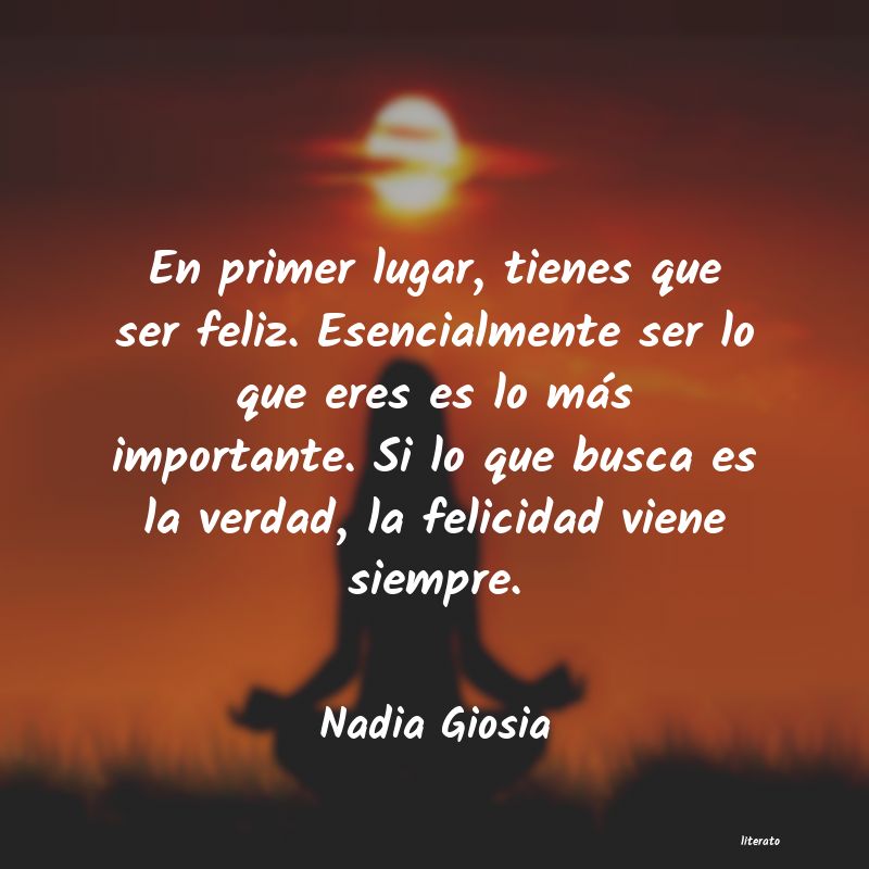 Frases de Nadia Giosia