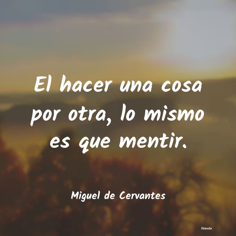 Frases de Miguel de Cervantes