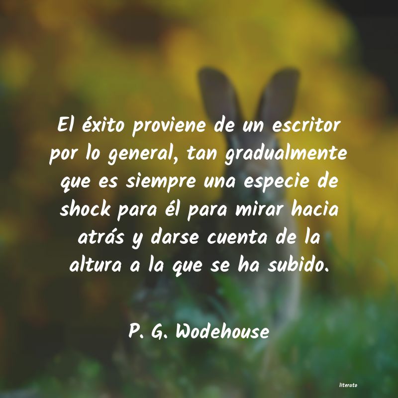 Frases de P. G. Wodehouse