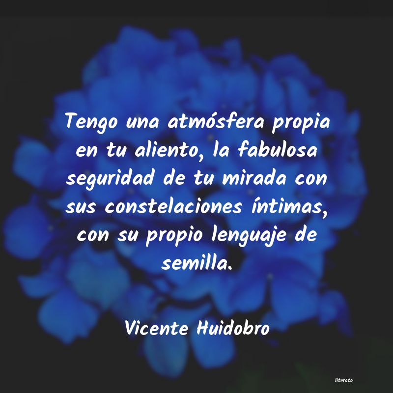 Frases de Vicente Huidobro