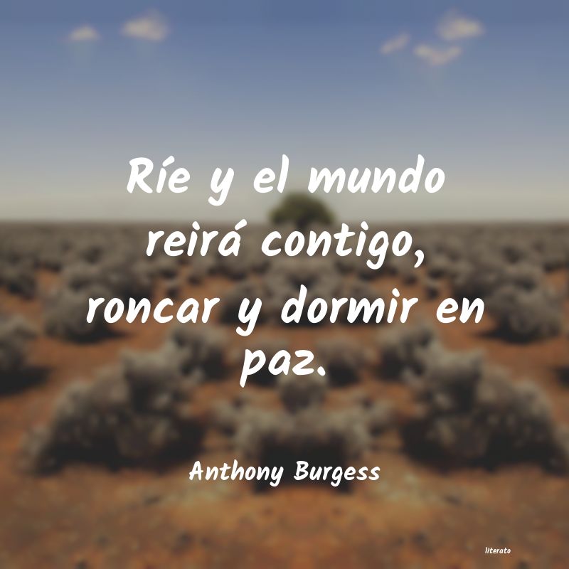 frases de Anthony Burgess