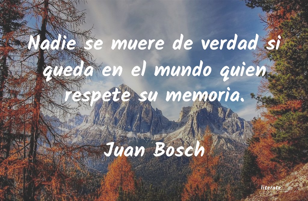 frases de Juan Bosch