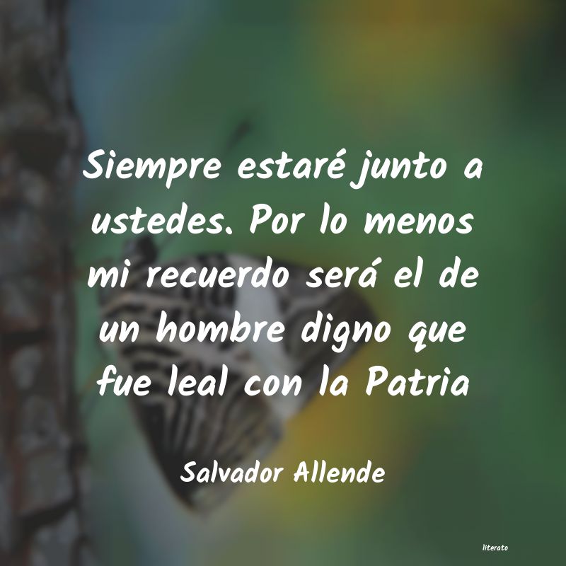 frases de Salvador Allende
