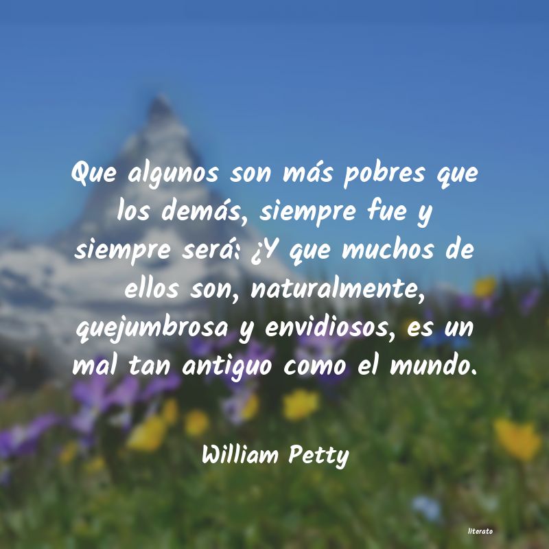 Frases de William Petty