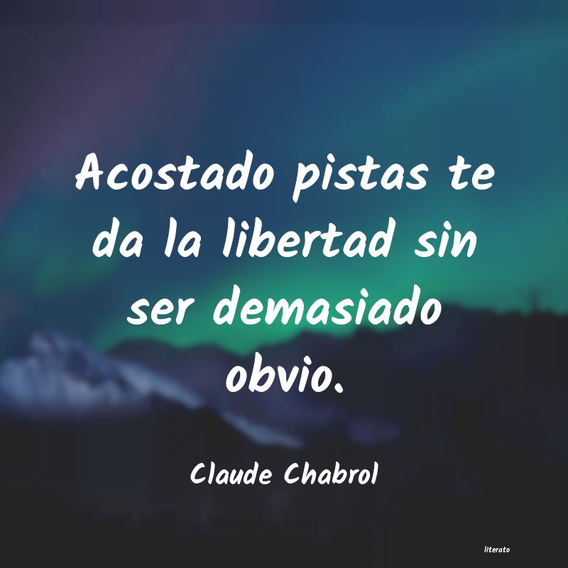 <ol class='breadcrumb' itemscope itemtype='http://schema.org/BreadcrumbList'>
<li itemprop='itemListElement'><a href='/autores/'>Autores</a></li>
<li itemprop='itemListElement'><a href='/autor/claude_chabrol/'>claude chabrol</a></li>
</ol>