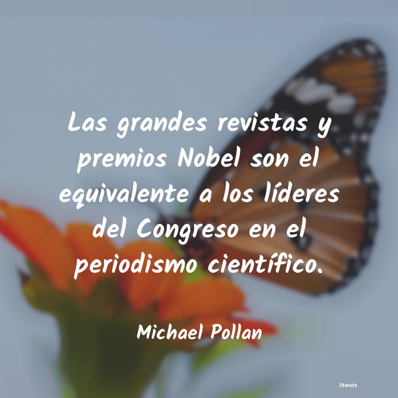 Frases de Michael Pollan