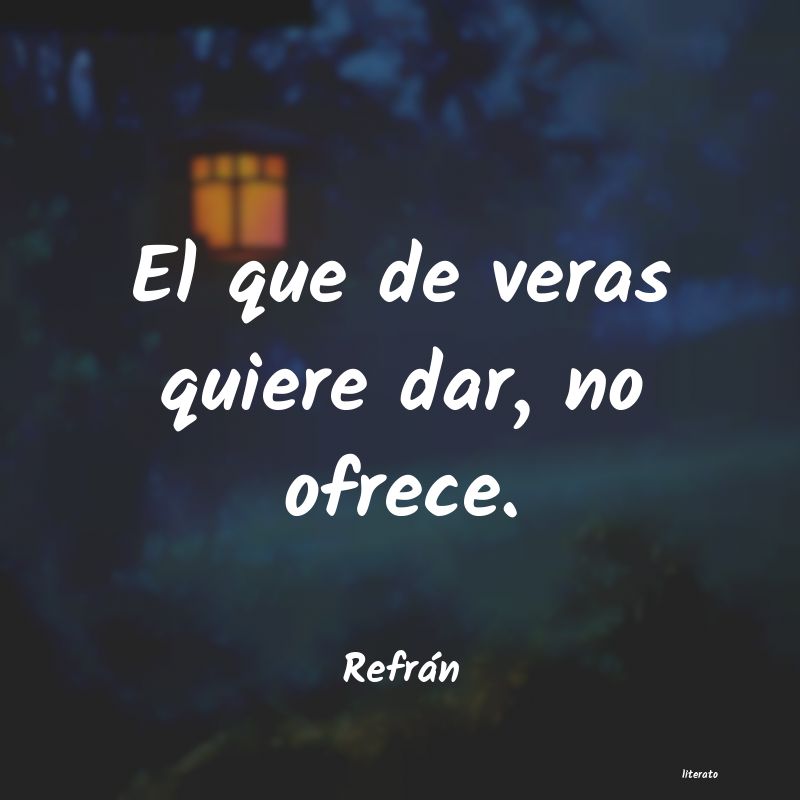 Frases de Refrán