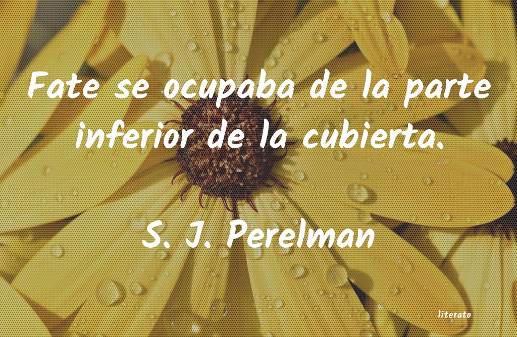 Frases de S. J. Perelman
