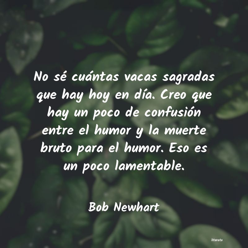 frases de Bob Newhart