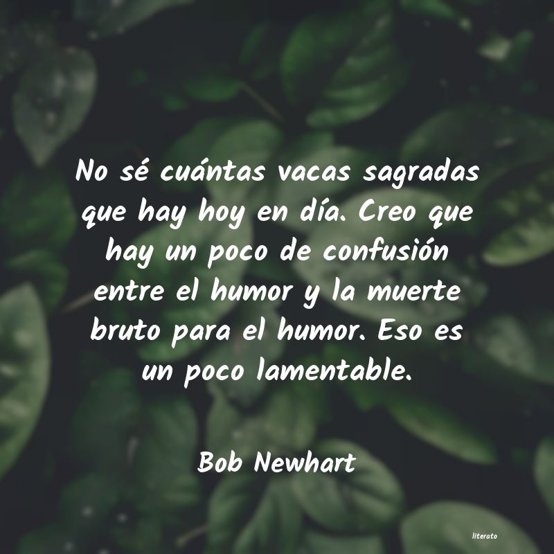 Frases de Bob Newhart