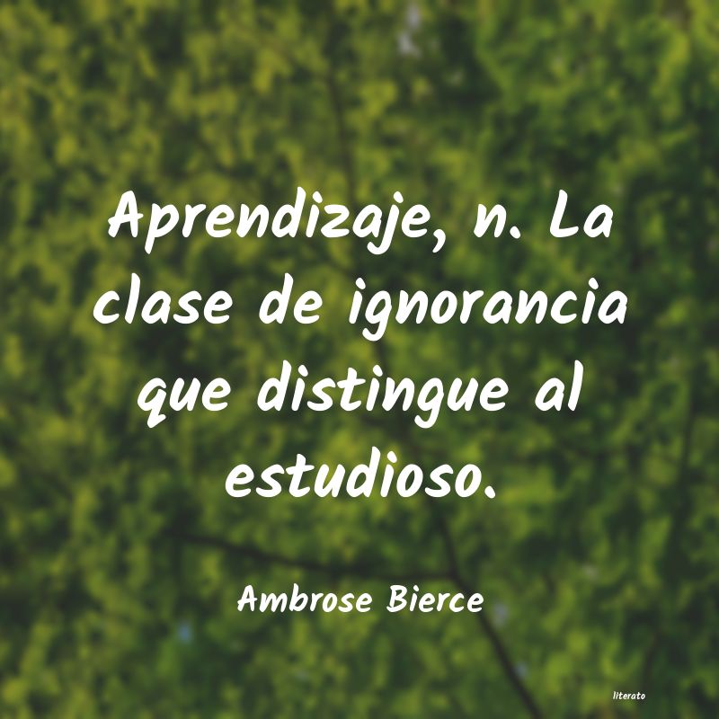frases de Ambrose Bierce