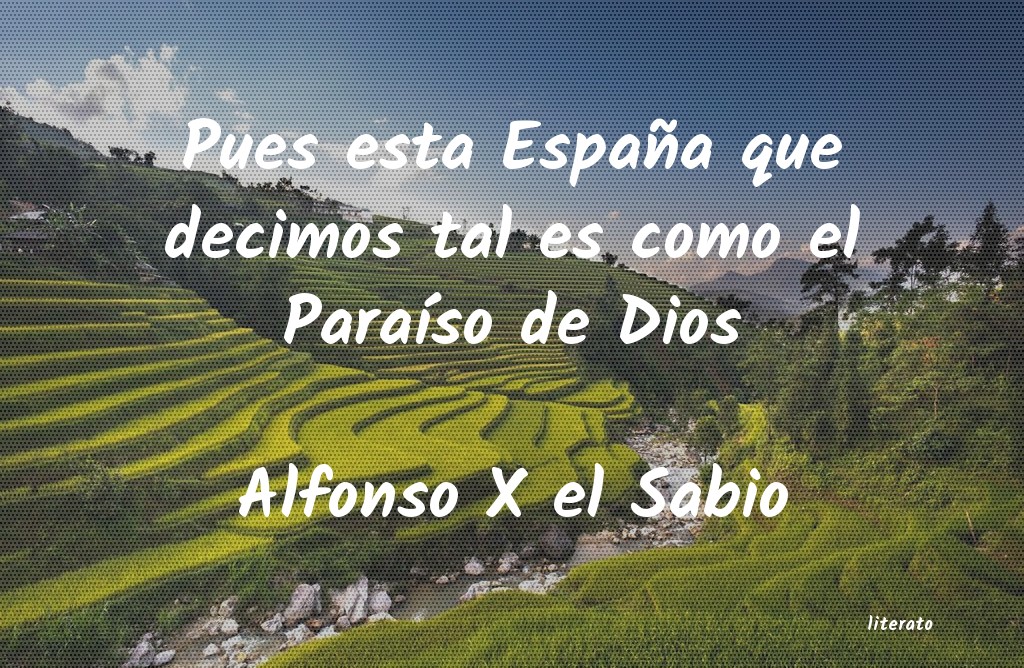 Frases de Alfonso X el Sabio