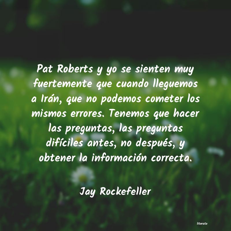 frases de Jay Rockefeller