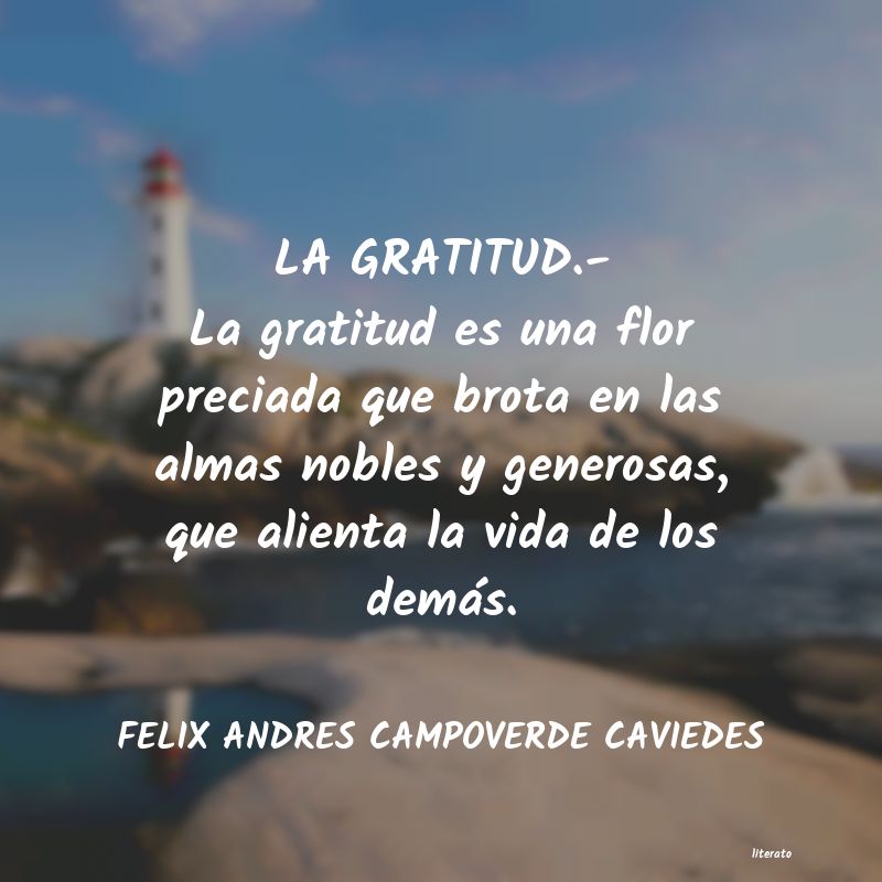 frases de FELIX ANDRES CAMPOVERDE CAVIEDES