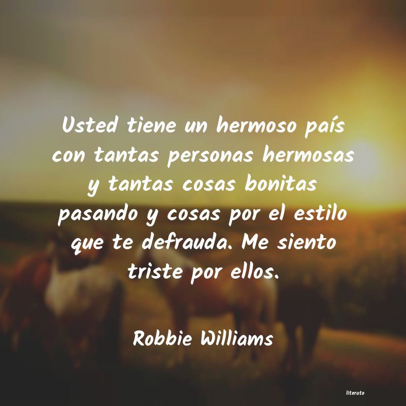 Frases de Robbie Williams