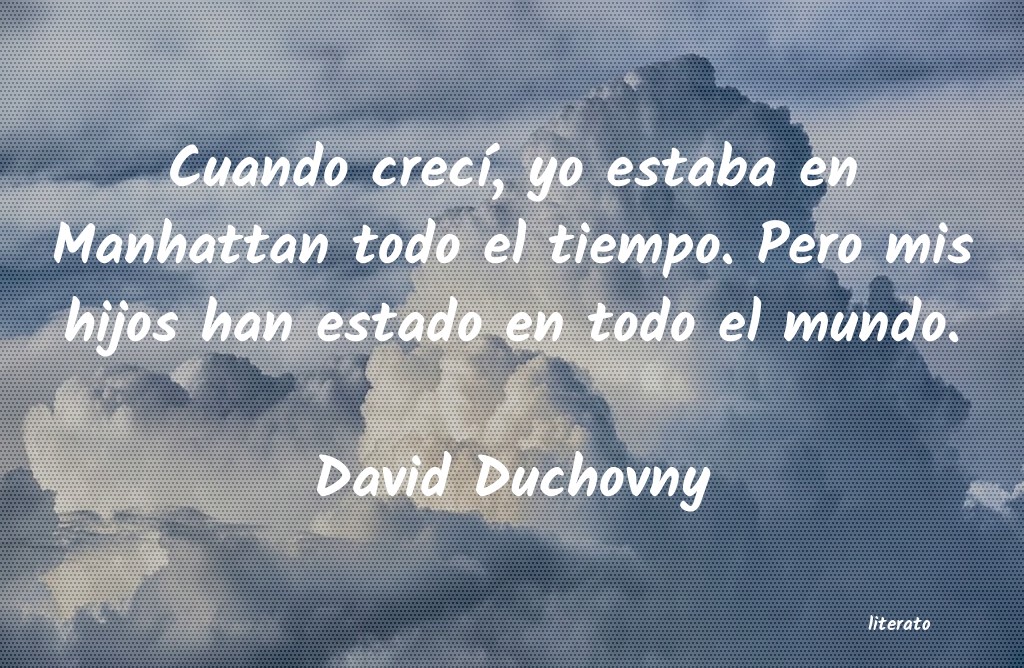 frases de David Duchovny