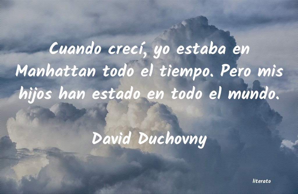 Frases de David Duchovny