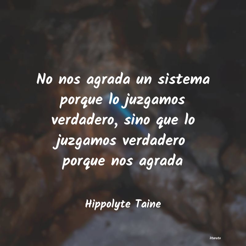 Frases de Hippolyte Taine