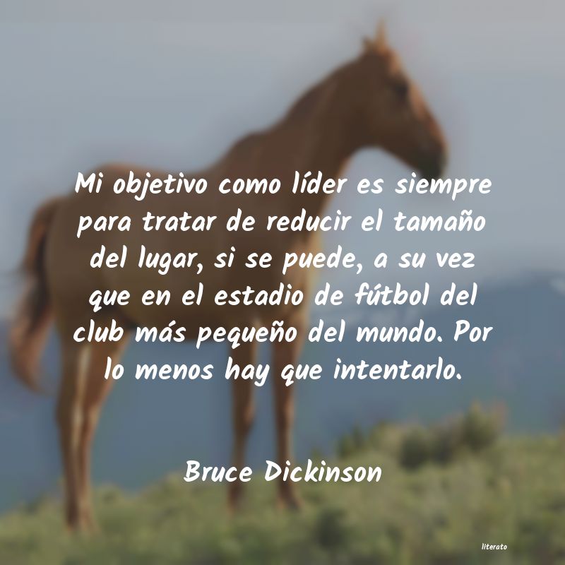 Frases de Bruce Dickinson