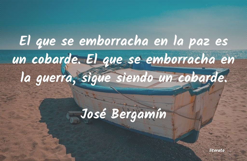 frases de José BergamÃn