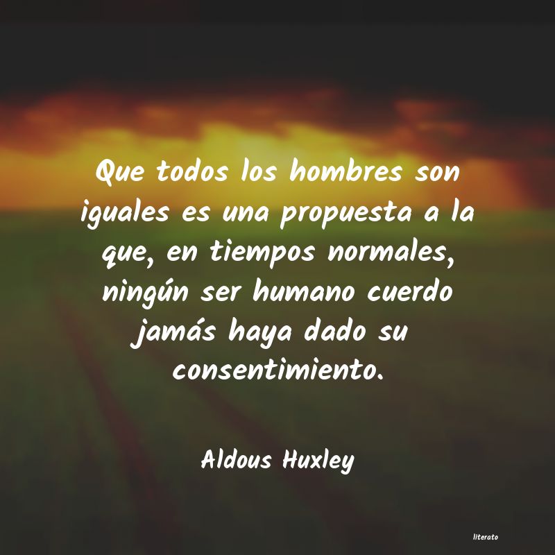 Frases de Aldous Huxley