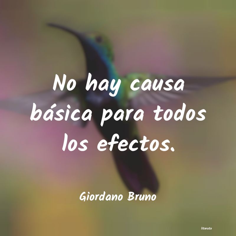 frases de Giordano Bruno