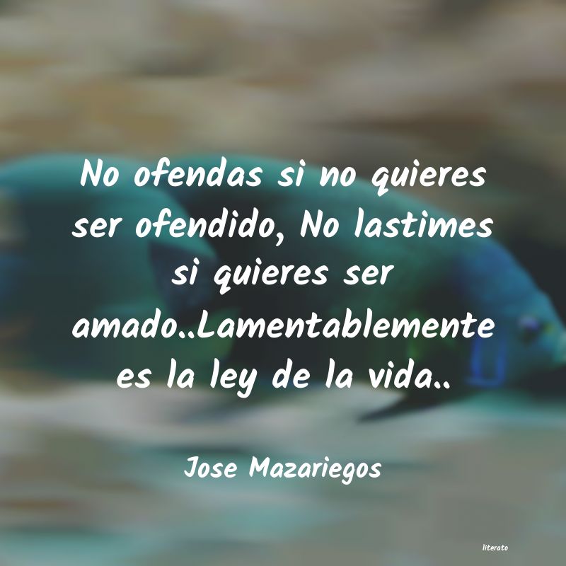 Frases de Jose Mazariegos