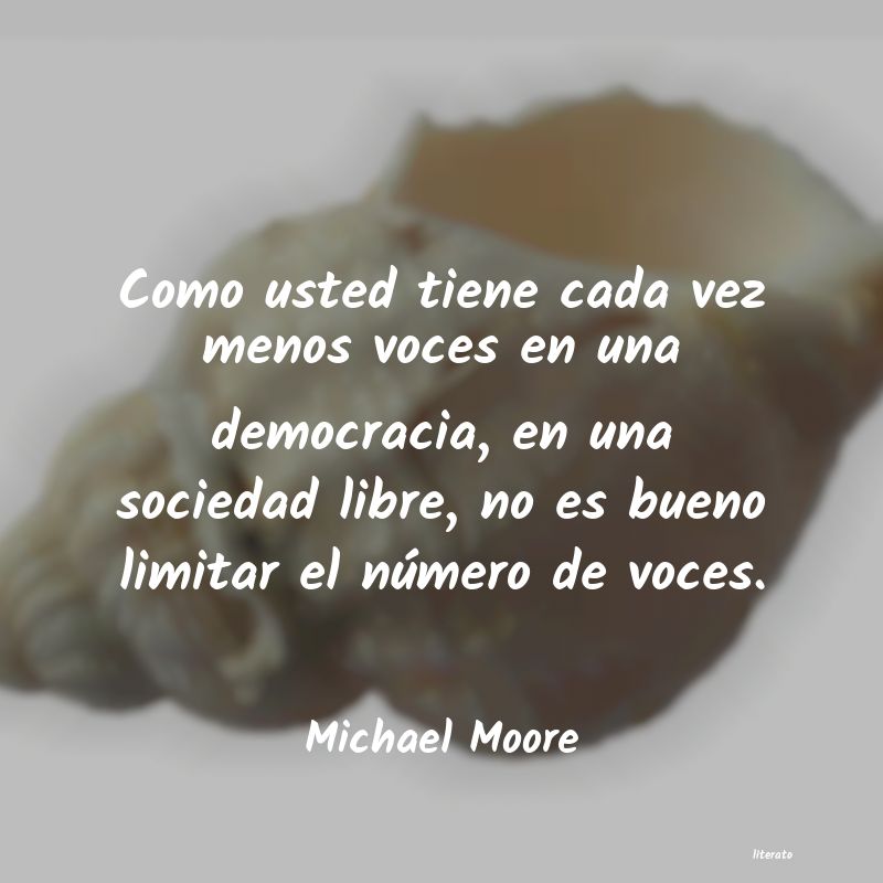 Frases de Michael Moore