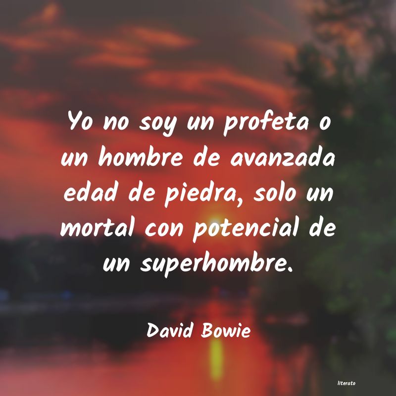 frases de David Bowie